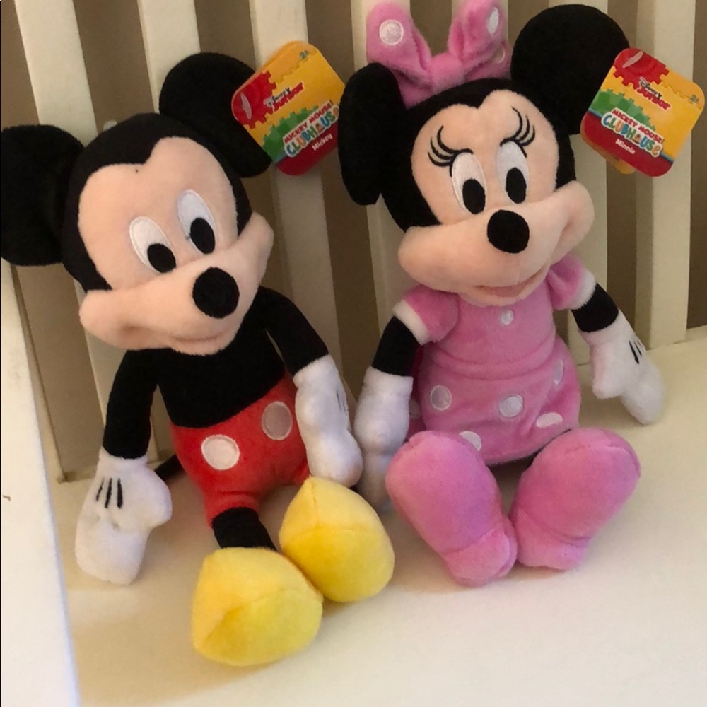 Vtg Disney Mickey Mouse Club Collectible 10" Plush